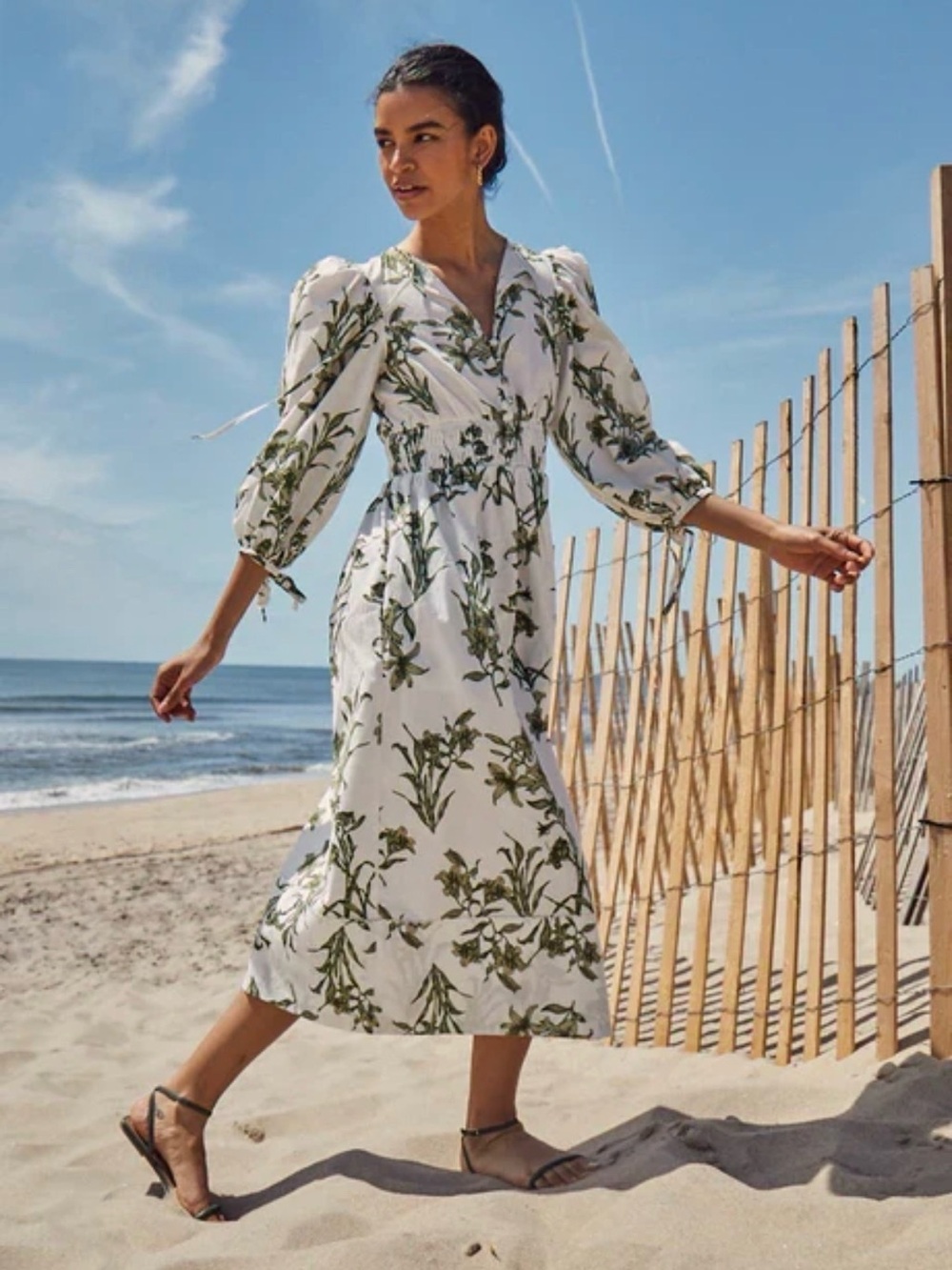 Hunter Bell Clementine Dress Green Lily - Picture 5 of 6